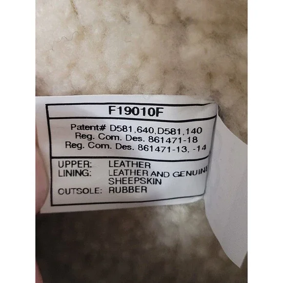 UGG Australia Adirondack Tall Leather Sheepskin Winter Boots Women 10 Chestnut - Picture 4 of 14